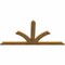 Ekena Millwork Richland Rough Sawn Timber Gable Bracket, Western Red Cedar, 96"W x 48"H x 2"D x 6"F, 12/12 Pitch GBW096X48X0206RIC00RWR - alternate 4